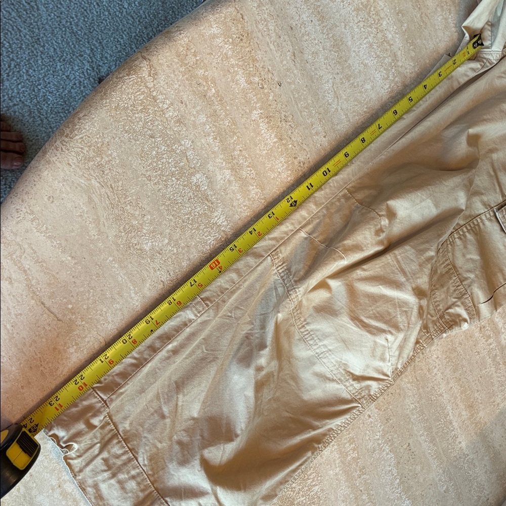 LRL Lauren Ralph Lauren Pants, Women, 10, Beige Drawstring Ankle Cargo EUC - Picture 15 of 17